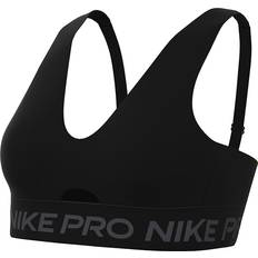 Nike Unisex BH:ar Nike Pro Indy Plunge Women's Medium-Support Padded Sports Bra - Black/Anthracite/White