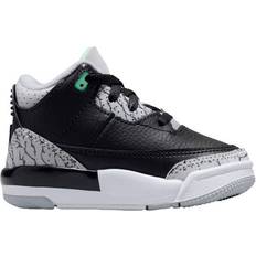 Nike 25 Sneakers Nike Air Jordan 3 Retro TD - Black/Wolf Grey/White/Green Glow