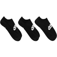 Nike Ankelstrumpor & Sneakerstrumpor - Unisex Nike Sportswear Everyday Essential No-Show Socks 3-pack - Black/White