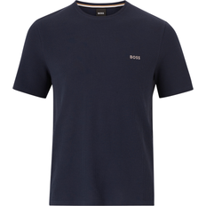 Hugo Boss Blåa - Bomull - Herr T-shirts Hugo Boss Waffle T-shirt - Dark Blue