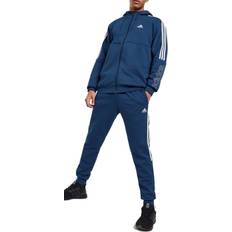Adidas träningsoverall herr adidas 3-Stripes Fleece Tracksuit - Blue