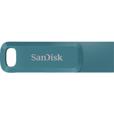 64 GB - USB 3.0/3.1 (Gen 1) USB-minnen SanDisk Ultra Dual Drive Go Marinblå 64GB USB-minne