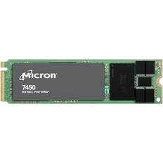 Micron PCIe Gen4 x4 NVMe Hårddiskar Micron 7450 PRO MTFDKBA960TFR-1BC1ZABYYR 960GB