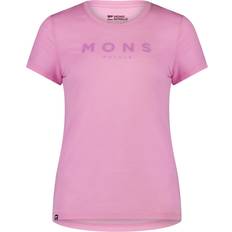 Mons Royale Överdelar Mons Royale Women's Icon Merino Air-Con Tee, XL, Pop Pink
