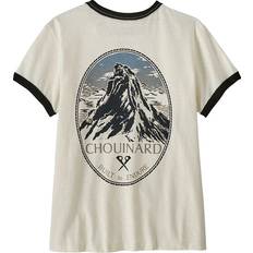 Patagonia Dam T-shirts & Linnen Patagonia Women's Chouinard Crest Ringer Responsibili-Tee T-shirt Färg beige