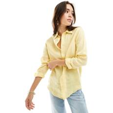 Polo Ralph Lauren Dam - Gula Skjortor Polo Ralph Lauren – Gul skjorta linne med logga