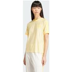 Adidas Dam - Återvunnet material T-shirts adidas 3-Stripes T-Shirt Almost Yellow