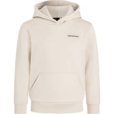 Peak Performance Överdelar Barnkläder Peak Performance Junior Logo Hood Sweatshirt - Sand Fog