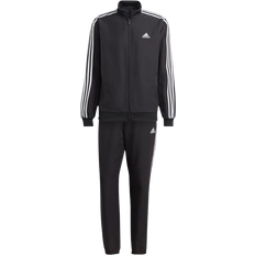Adidas träningsoverall herr adidas 3-Stripes Woven Tracksuit - Black