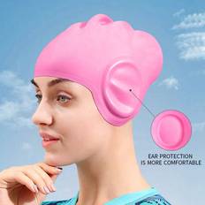 Shein 1pc Adult Ear Protective Swimming Cap