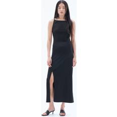 Filippa K Dam Klänningar Filippa K High Neck Slip Dress Black