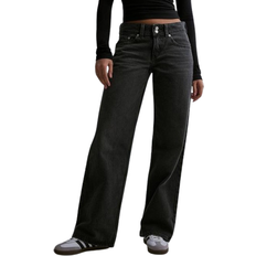 54 - Dam - W30 Kläder Levi's Superlow Jeans - Mic Dropped/Black