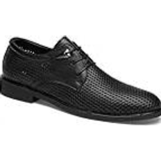 40 ½ Oxford Vipava Genuine Leather Shoes - Black