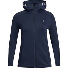 Peak Performance Dam - Parkasar Kläder Peak Performance Rider Zip Hood Women - Blue Shadow