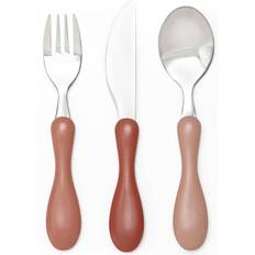 Sebra Rosa Barnbestick Sebra Cutlery Blossom Pink