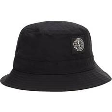 Nylon Hattar Stone Island Bucket Hat - Black
