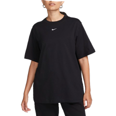 Nike Dam - Ekologiskt material T-shirts & Linnen Nike Sportswear Essential T-shirt Women's - Black/White