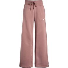 Fleece - Slits Byxor & Shorts Nike Women's Sportswear Phoenix Fleece High Waist Wide Leg Sweatpants - Smokey Mauve/Sail