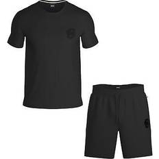 Hugo Boss Pyjamasar Hugo Boss ikoniska shorts set, Black1