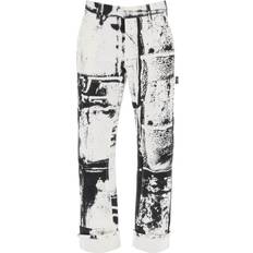 Alexander McQueen Jeans Alexander McQueen Fold Print Workwear Jeans