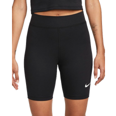12 - Dam Tights Nike Sportswear Classic Women's High Waisted Biker Shorts - Black/Sail
