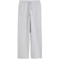 H&M Dam - W30 Byxor & Shorts H&M Wide Joggers - Light Gray Melange