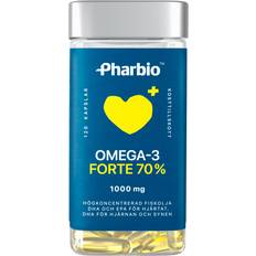 D-vitaminer Vitaminer & Kosttillskott Pharbio Omega-3 Forte 1000mg 120 st