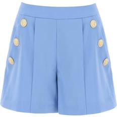 Balmain Shorts Balmain Embossed Button Shorts With