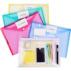 Uyume Plastic Wallets Folders A4 4-pack