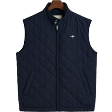 Gant Västar Gant Quilted Windcheater Vest - Evening Blue