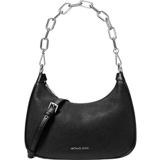 Michael Kors Cora Large Pebbled Leather Shoulder Bag - Black