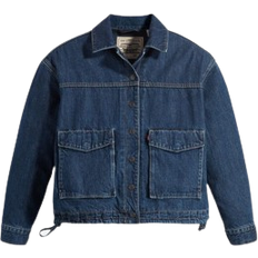 Levi's Dam - Skinnjackor - W36 Kläder Levi's Wellthread Bellos Trucker Jacket - My Garden Blues/Blue