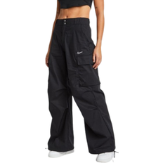 26 - Cargobyxor - Dam Nike Sportswear Women's High-Waisted Loose Woven Cargo Trousers - Black