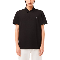 Lacoste Polyester Pikétröjor Lacoste Regular Fit Polo Shirt - Black