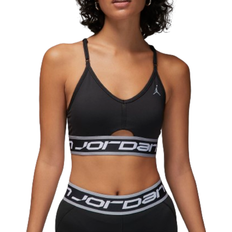 Dam - Meshdetaljer BH:ar Nike Jordan Indy Women's Light Support Sports Bra - Black/White/Stealth