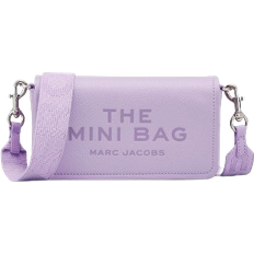 Kortfack - Lila Axelremsväskor Marc Jacobs The Leather Mini Bag - Wisteria