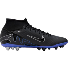 Skum Fotbollsskor Nike Mercurial Superfly 9 Academy - Black/Hyper Royal/Chrome