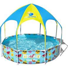 Bestway Steel Pro UV Careful Splash in Shade Round Above Ground Pool Set