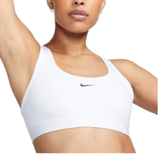Nike BH:ar Nike Swoosh Light Support Women's Non Padded Sports Bra - White/Black