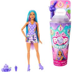 Barbie Modedockor Leksaker Barbie Pop Reveal Fruit Series Grape Fizz Doll