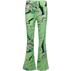 Rosemunde Dam Byxor & Shorts Rosemunde Barbara Kristoffersen Trousers - Green Animal Print