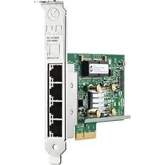 Gigabit Ethernet - PCIe Nätverkskort HP Ethernet 1Gb 4-port BASE-T BCM5719 Adapter