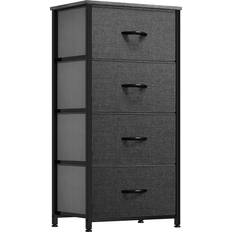 YitaHome Storage Tower Black/Grey Byrå 45x95cm