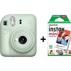Analoga kameror Fujifilm Instax Mini 12 Green + 10 Instant Films