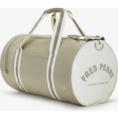 Fred Perry Men's Recycled Polyester Classic Barrel Bag Warm Ecru Size: ONE size warm ecru