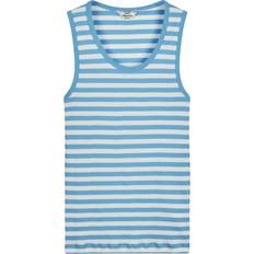 Mads Nørgaard Linnen Mads Nørgaard Copenhagen 2x2 Cotton Stripe Amour Tank Top Dam Toppar