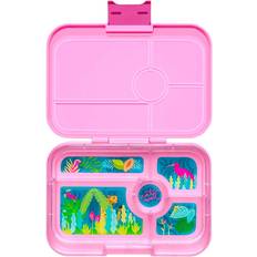 Silikon Matlådor Yumbox Madkasse m. 5 Rum Bento Tapas Capri Pink/Jungle OneSize Madkasse