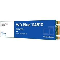 2 - SSDs Hårddiskar Western Digital WD Blue SA510 SSD 2 TB inbyggd M.2 2280 SATA 6Gb/s