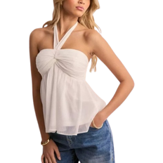 Nelly Dreamy Chiffon Top - White