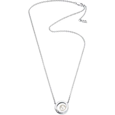 Efva Attling Justerbar storlek Halsband Efva Attling 60’s Necklace - Silver/Pearl